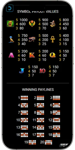 Cleo's Gold Symbols