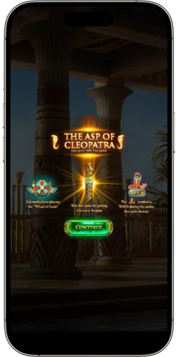 Start to Play Asp of Cleopatra