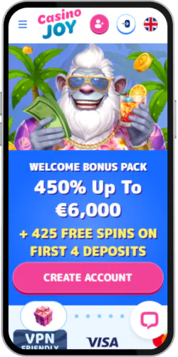 Casinojoy Access the website