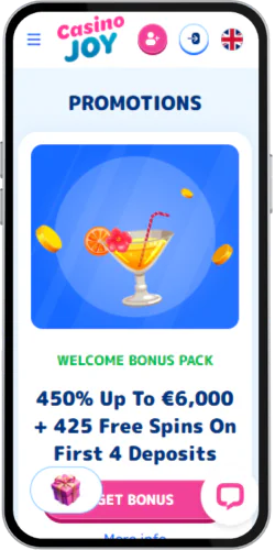 Casinojoy Review bonus options