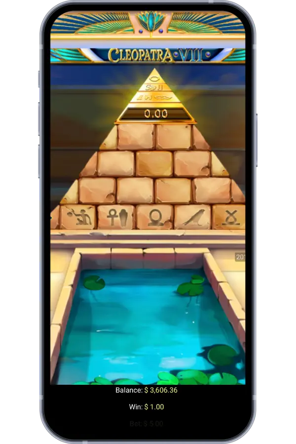Cleopatra VII pyramid scatter symbols triggering free spins