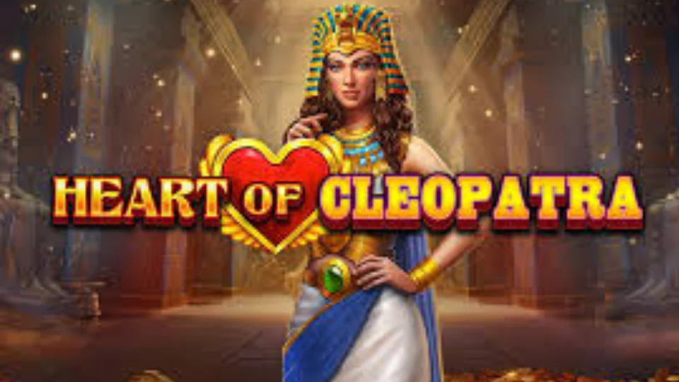 Heart of Cleopatra - Egyptian queen themed slot with 30 paylines and bonus heart feature
