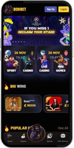 Donbet Visit the official website