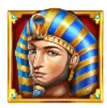 Pharaoh symbol paying up to 5x for five of a kind